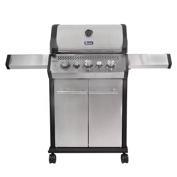 גריל גז 3 מבערים + כירת צד + מבער אחורי נירוסטה ואלומיניום ARROW (2)