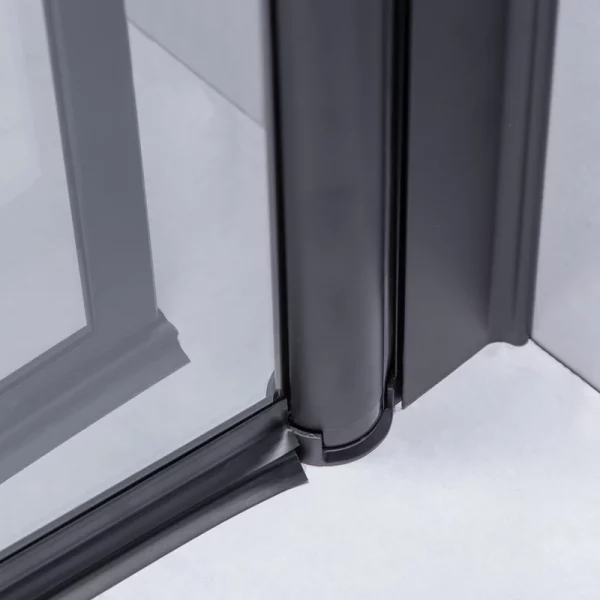 מקלחון חזית כנפיים 2 דלתות ניקל (2)